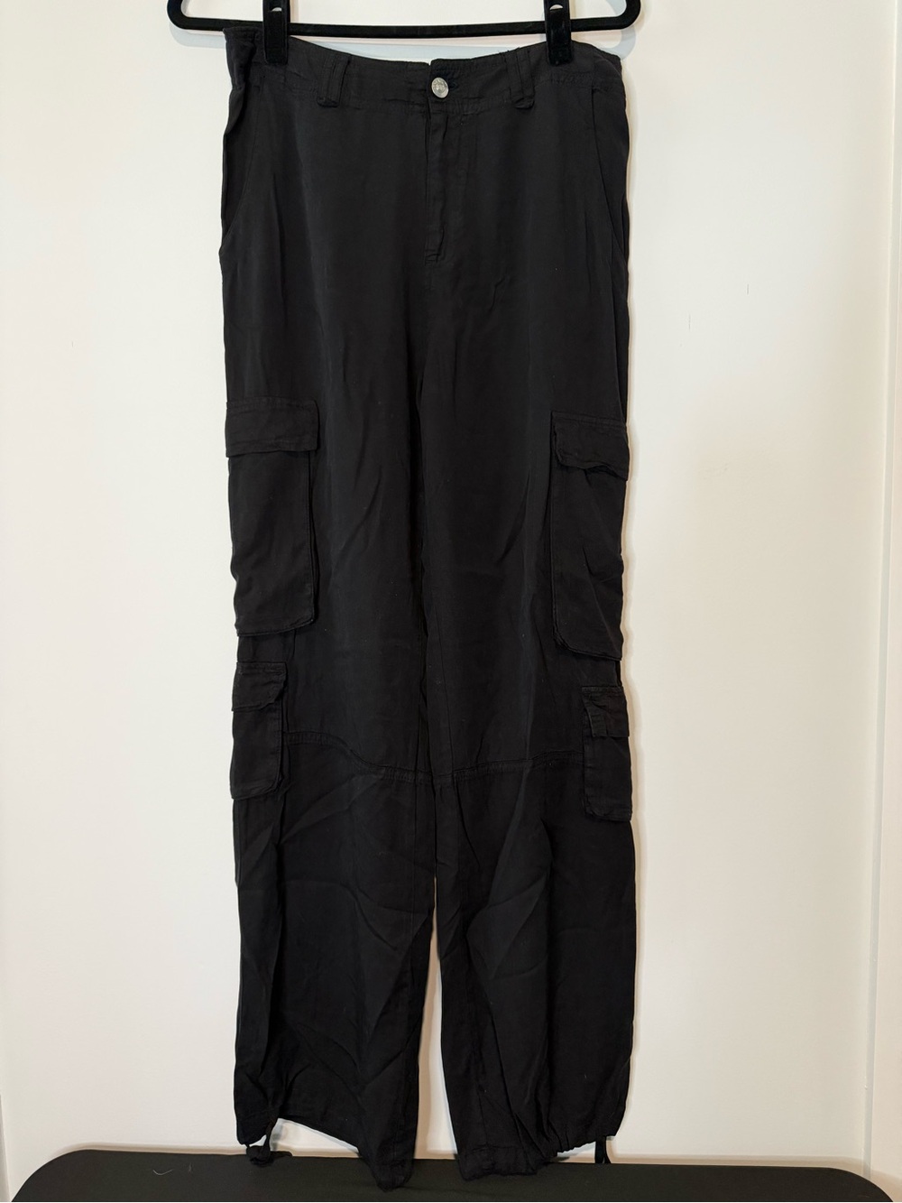 Love Tree Women’s Black Soft Cargo Pants